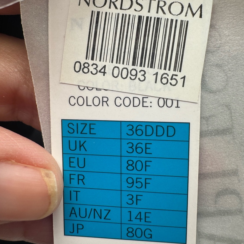 Natori Women’s Classic Strapless Black Underwire Bra Size 36DDD NWT - Picture 6 of 11